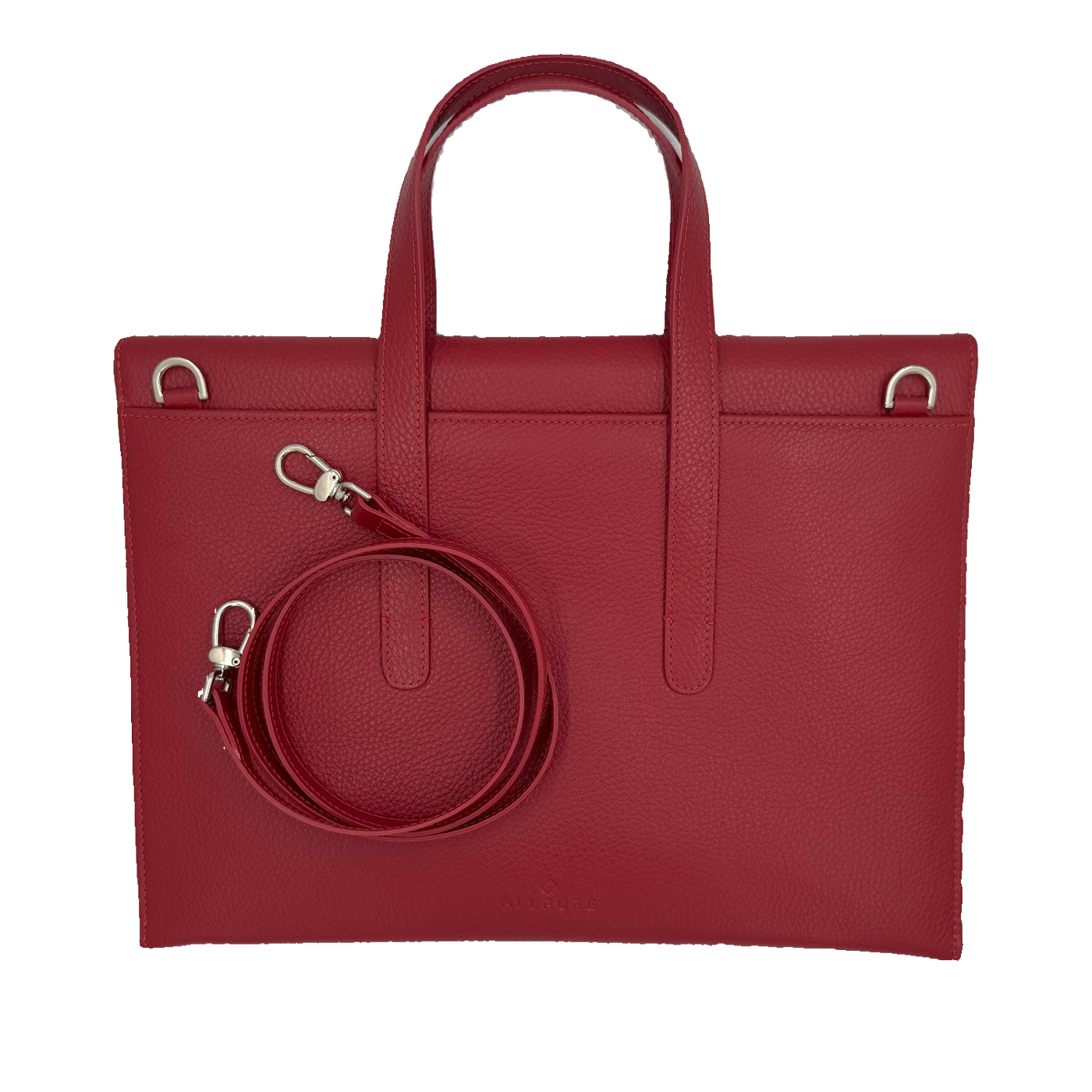 Fashion Laptoptasche 14,1" in Rot mit Henkel und Schultergurt