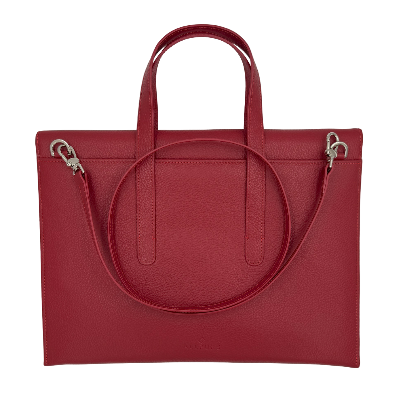 Fashion Laptoptasche 14,1" in Rot mit Henkel und Schultergurt