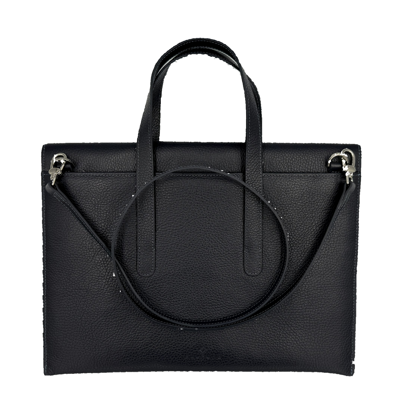 Fashion Laptoptasche 14,1" in Navy mit Henkel und Schultergurt