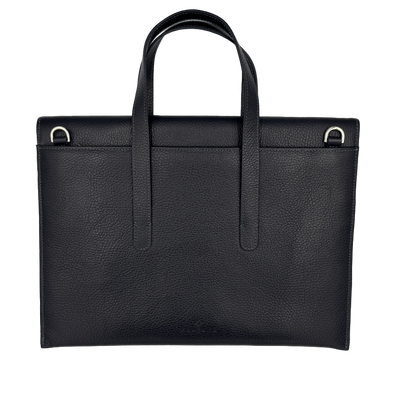 Fashion Laptoptasche 14,1" in Navy mit Henkel und Schultergurt